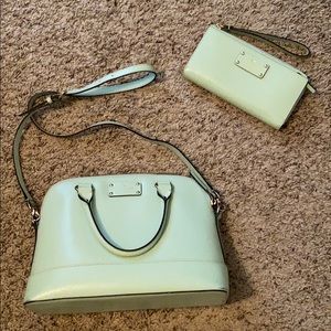 Kate Space handbag and wallet/wristlet